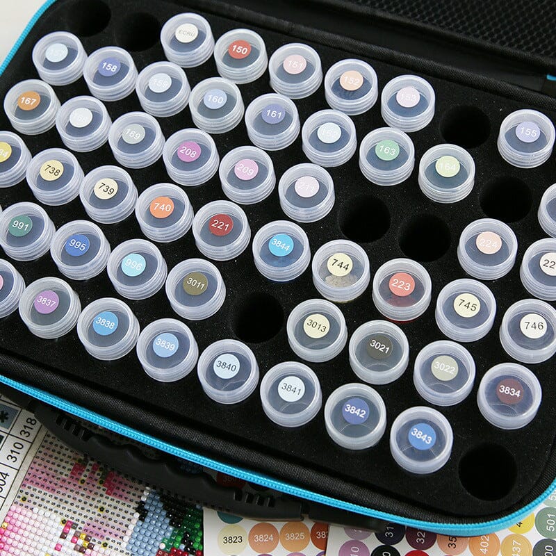 Diamond Painting - DMC Sticker - 4 Sheets - Round