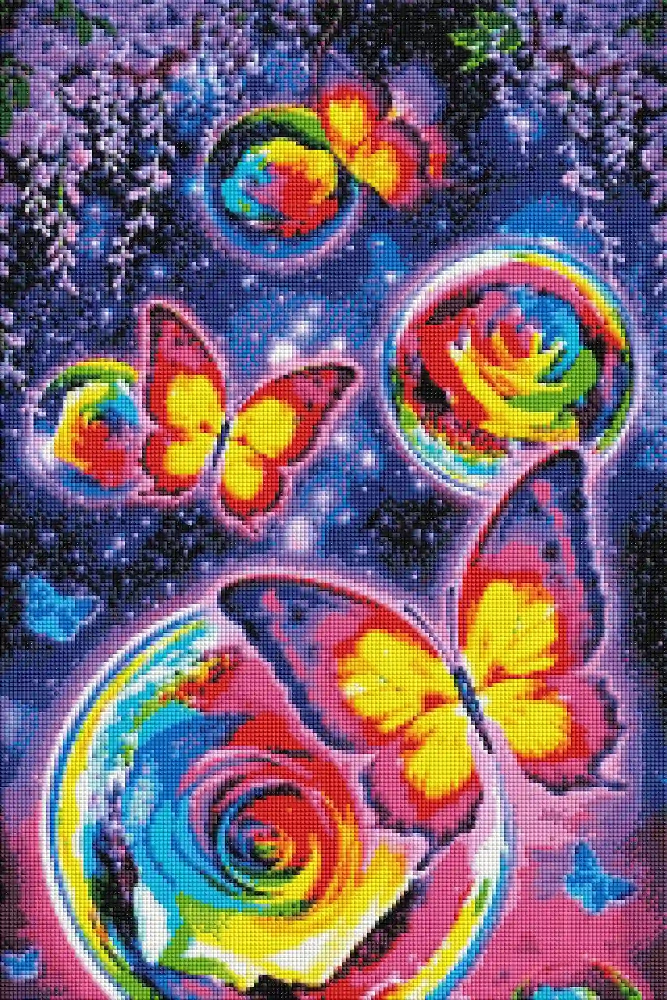 Diamond Painting AB Special – Butterfly Dance in Moonlight