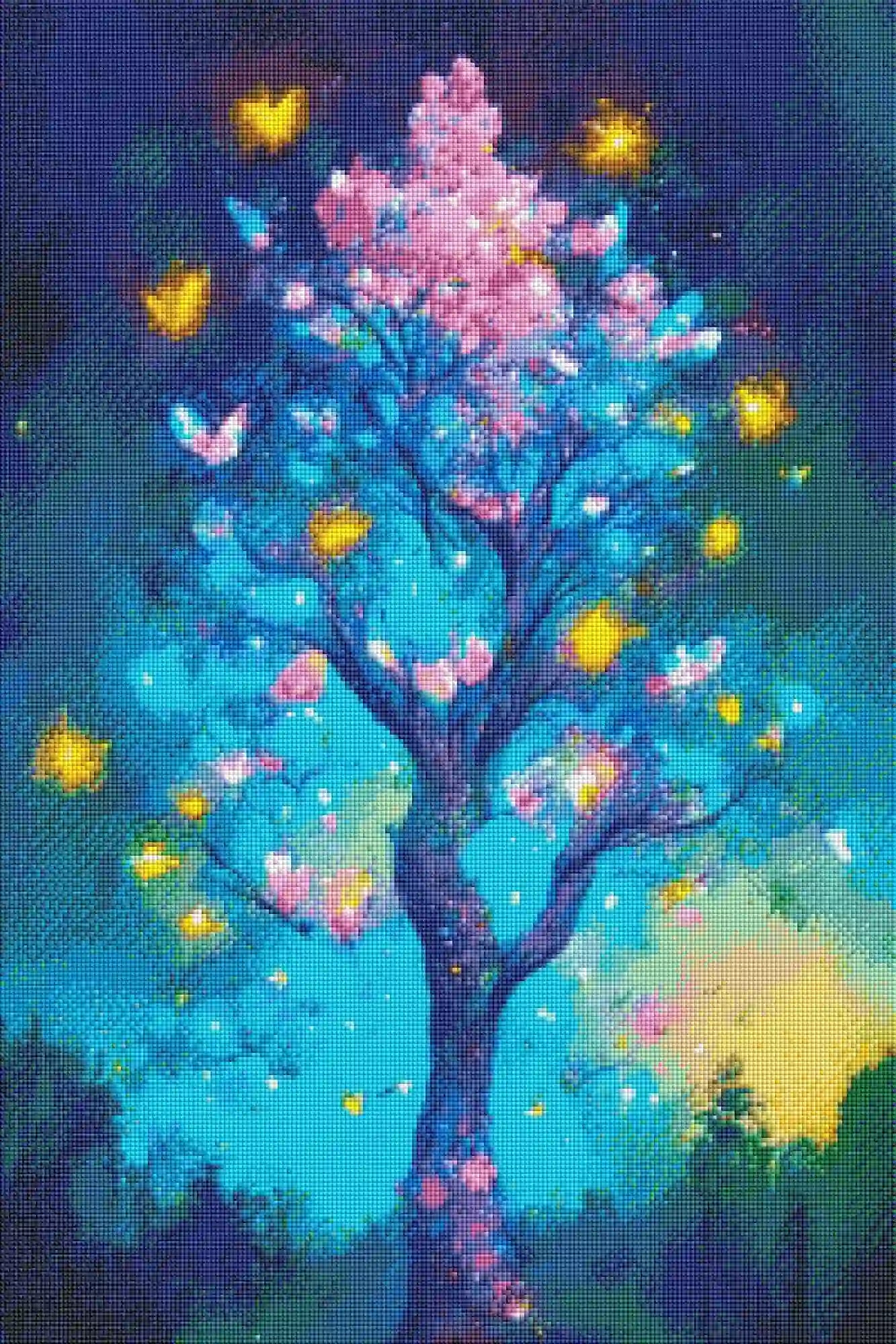 Diamond Painting AB Special – Butterfly Tree