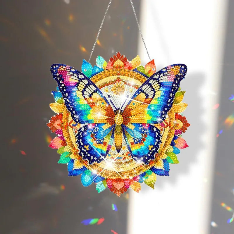 Diamond Painting XXL Wall Hanger –  Colorful Butterflies