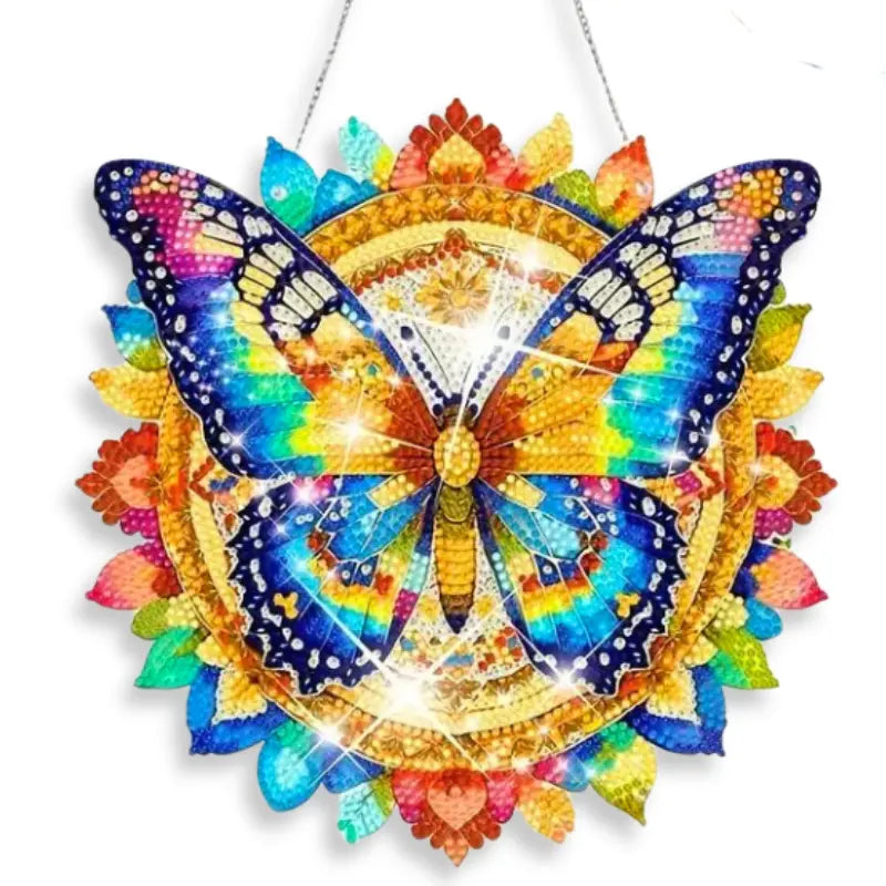 Diamond Painting XXL Wall Hanger –  Colorful Butterflies