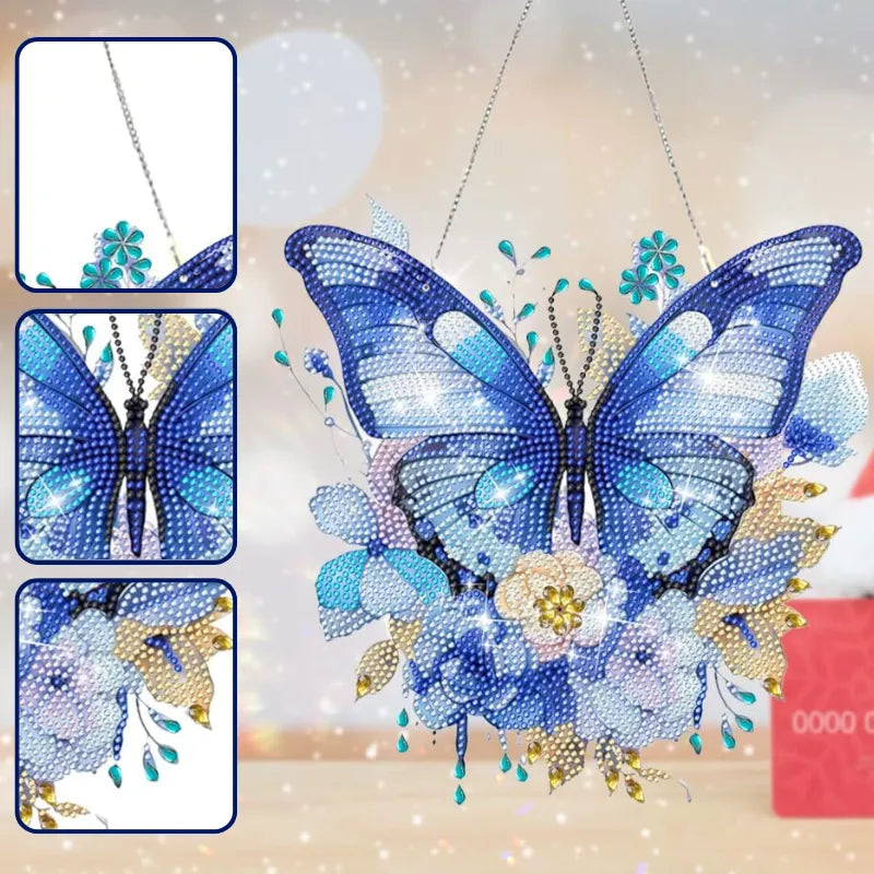 Diamond Painting XXL Wall Hanger –  Colorful Butterflies