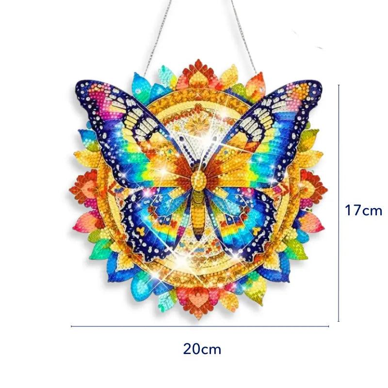 Diamond Painting XXL Wall Hanger –  Colorful Butterflies