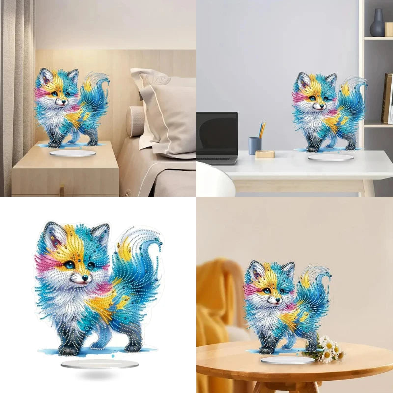 Diamond Painting Stand – Colorful Foxy