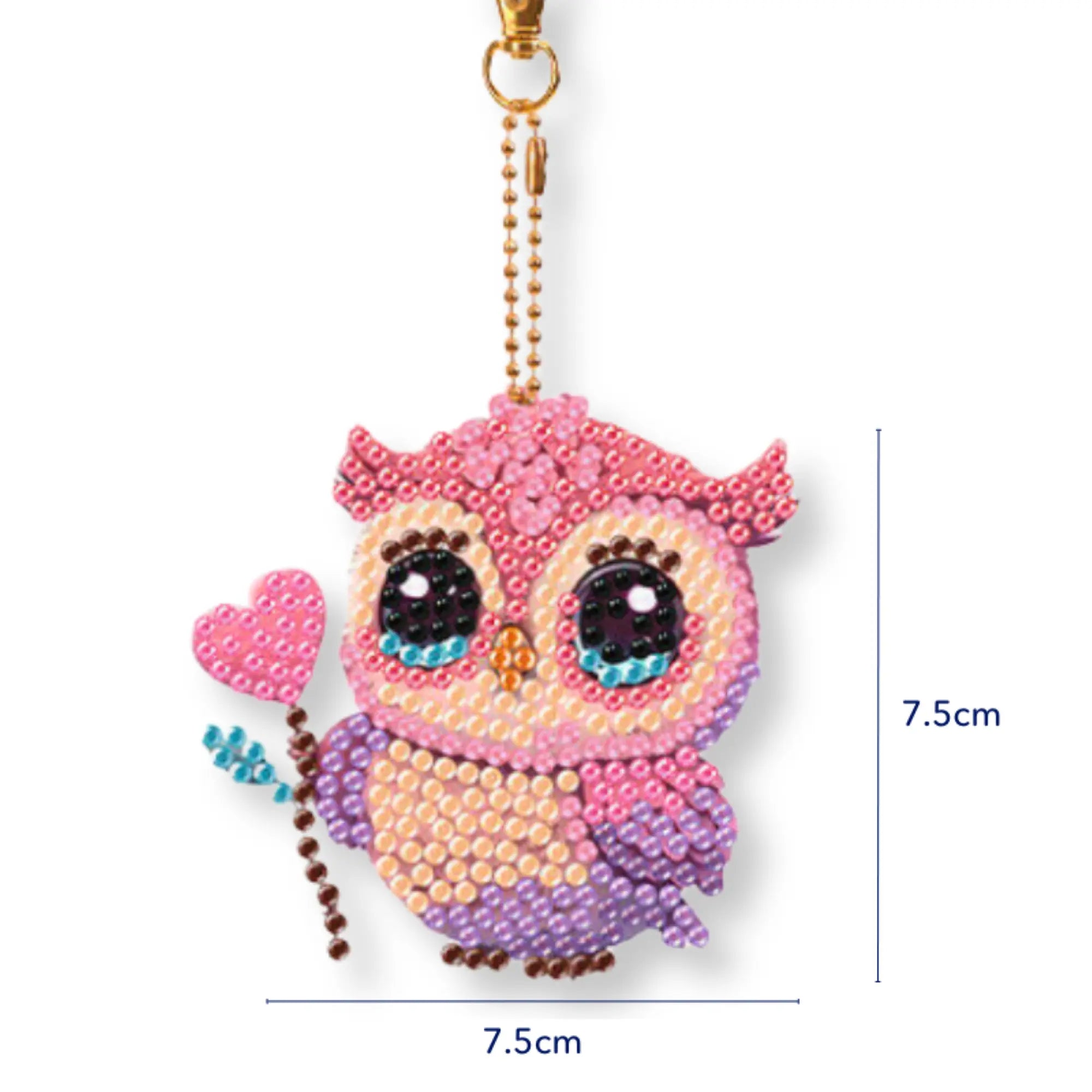 Diamond Painting Keychain - Cute Owls
