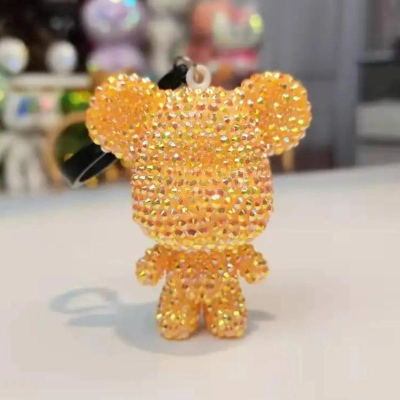 Diamond Painting Keychain – Glitter Bear