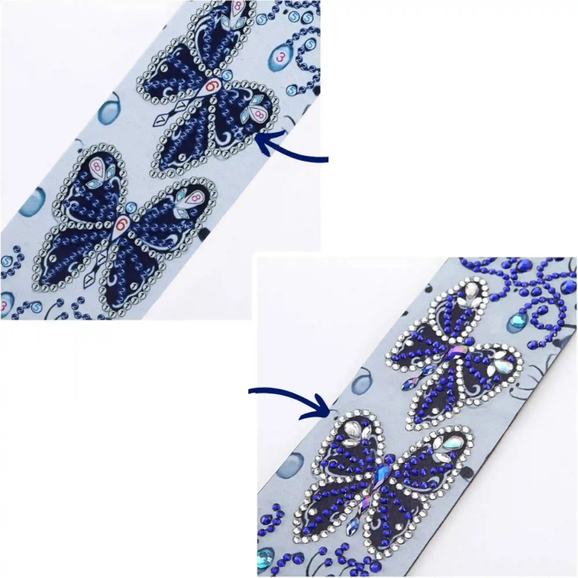 Diamond Painting Bookmark "Shinny" 2-Piece Set