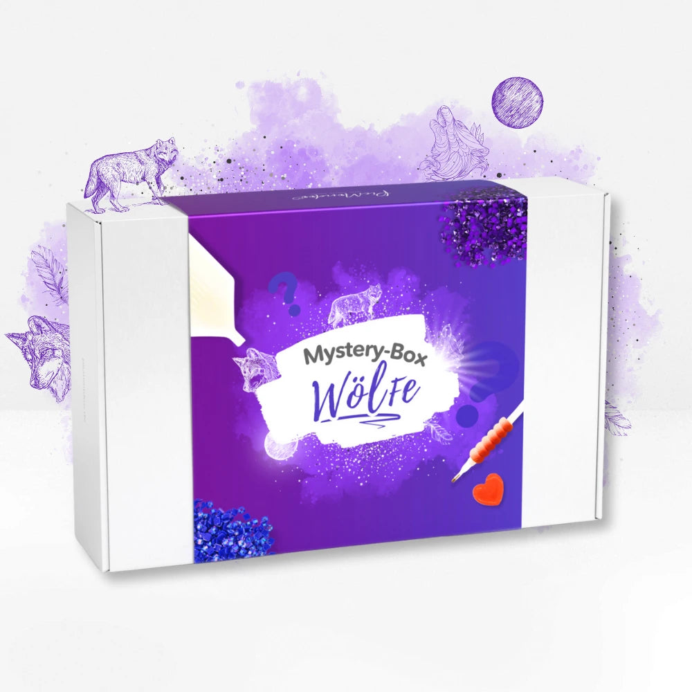 Diamond Painting Mystery Box "Wolves" (#1)