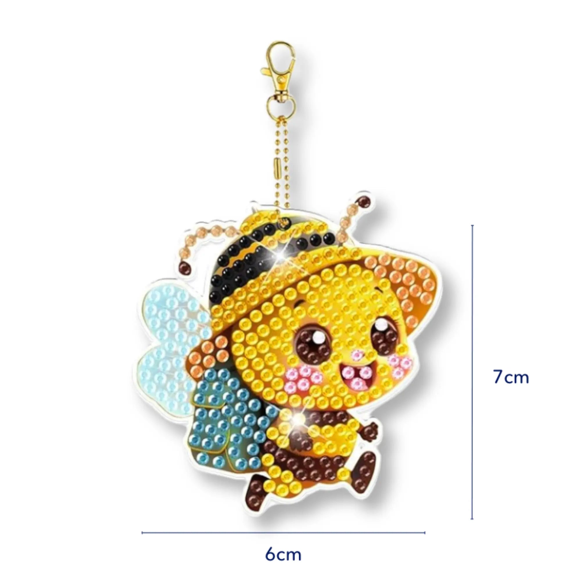 Diamond Painting Keychain - Honey Bees