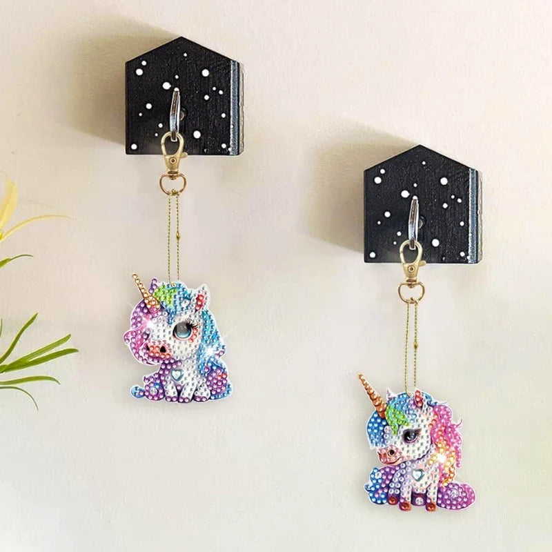 Diamond Painting Keychain – Unicorn