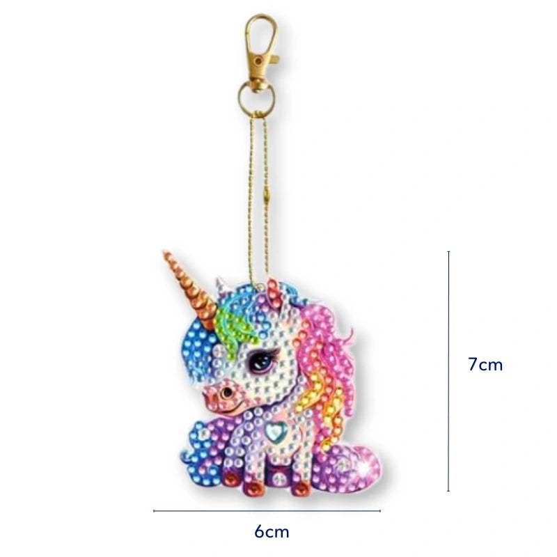 Diamond Painting Keychain – Unicorn