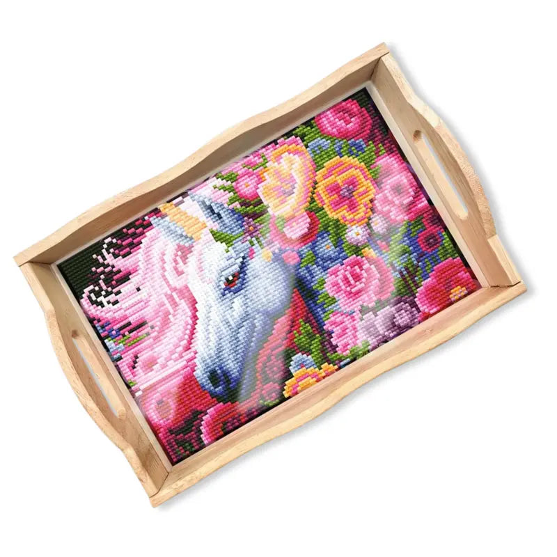 Diamond Painting – Serving Tray "Colors & Fantasy"