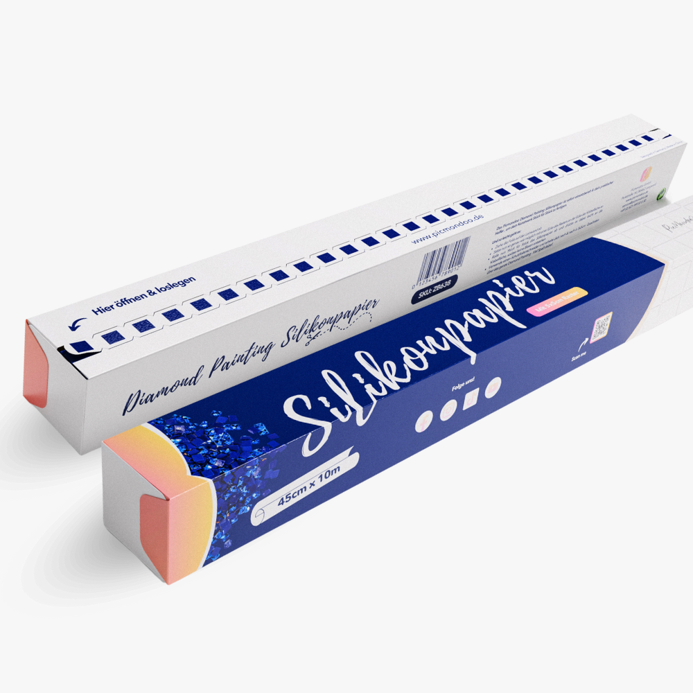 Diamond Painting Silicone Paper Roll with 5x5 cm Grid