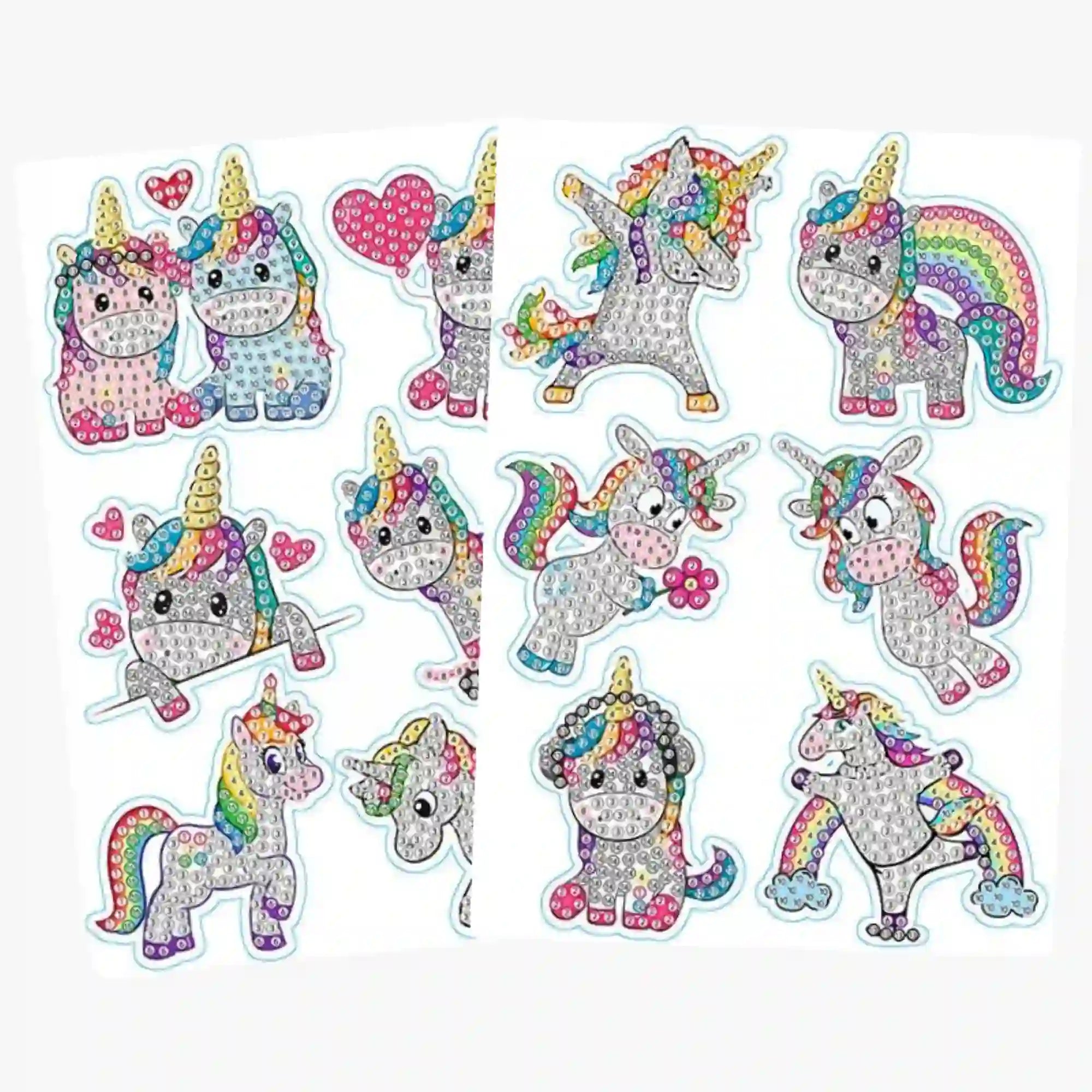 Diamond Painting Sticker – Sweet Unicorn