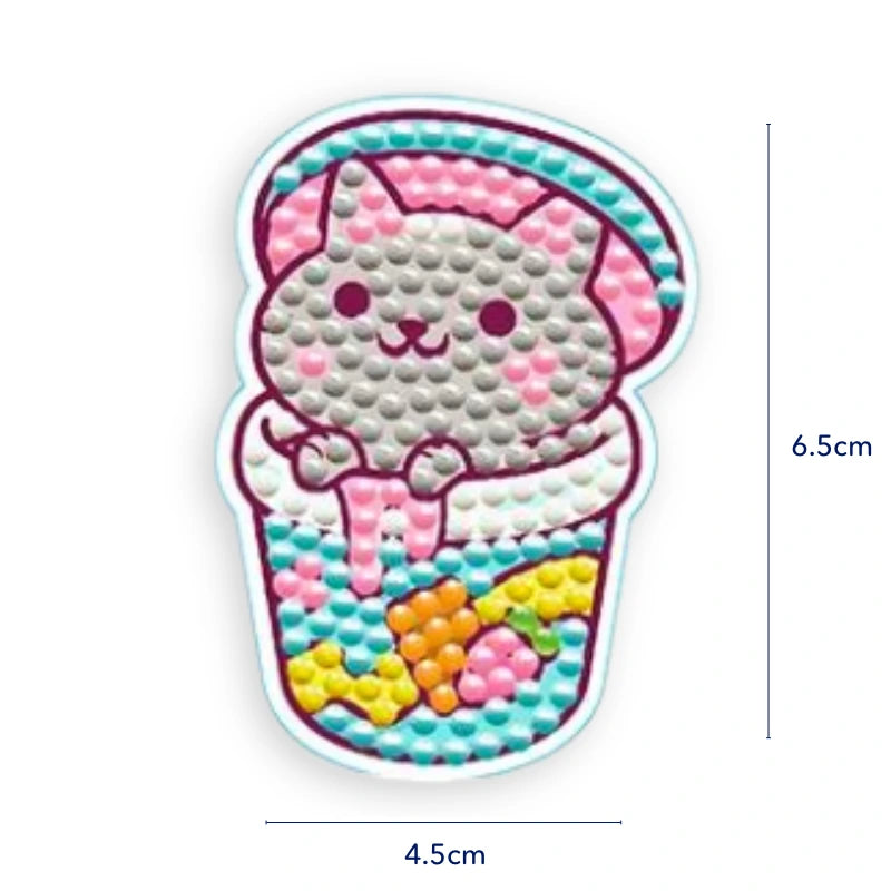 Diamond Painting Sticker – Yum Yum Cat