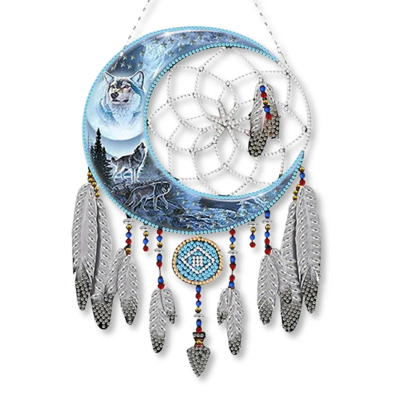 Diamond Painting Dreamcatcher – "Moon & Dreams"