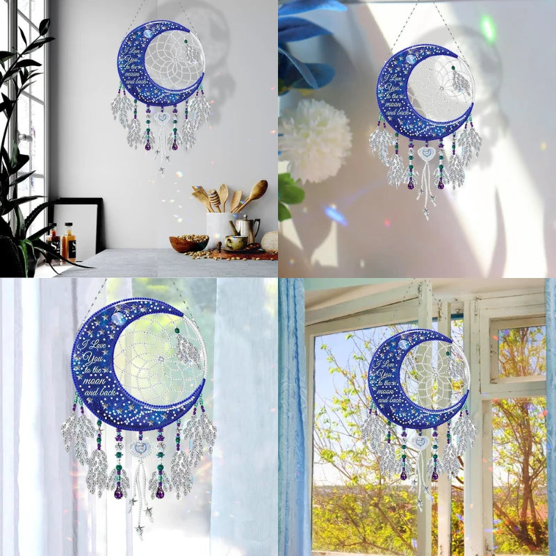 Diamond Painting Dreamcatcher – "Moon & Dreams"