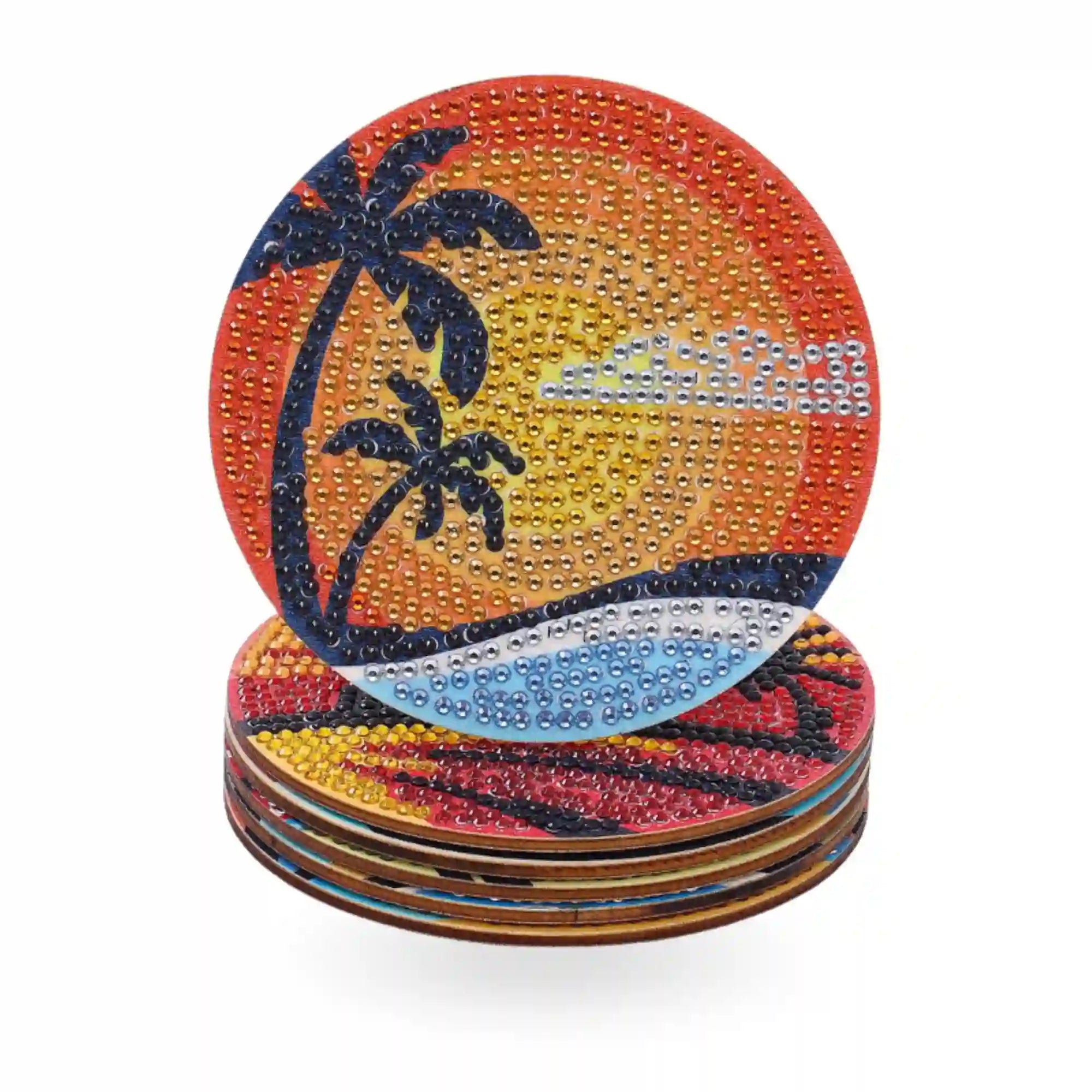 Diamond Painting - Coaster "Sunset-Love"