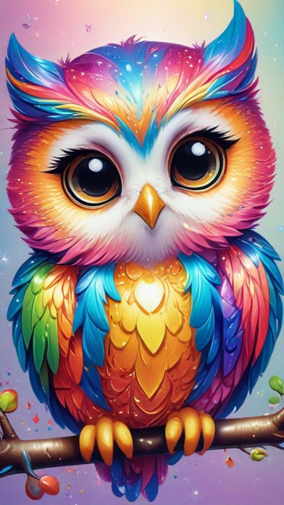Diamond Painting Fairydust Special - Fridolin the Owl