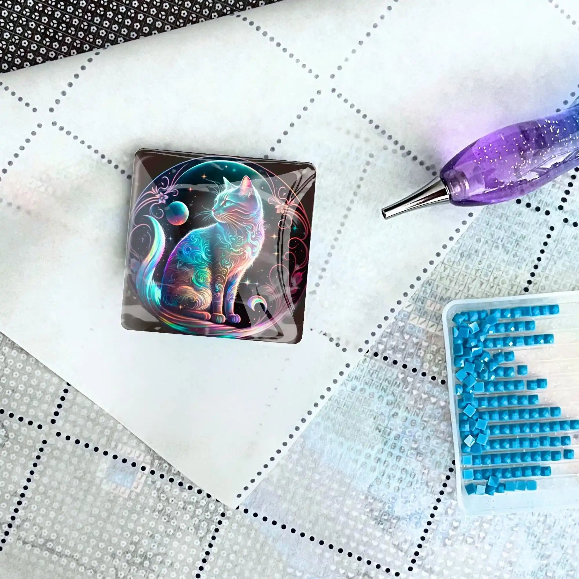 Cover Minder - Cat on the Moon