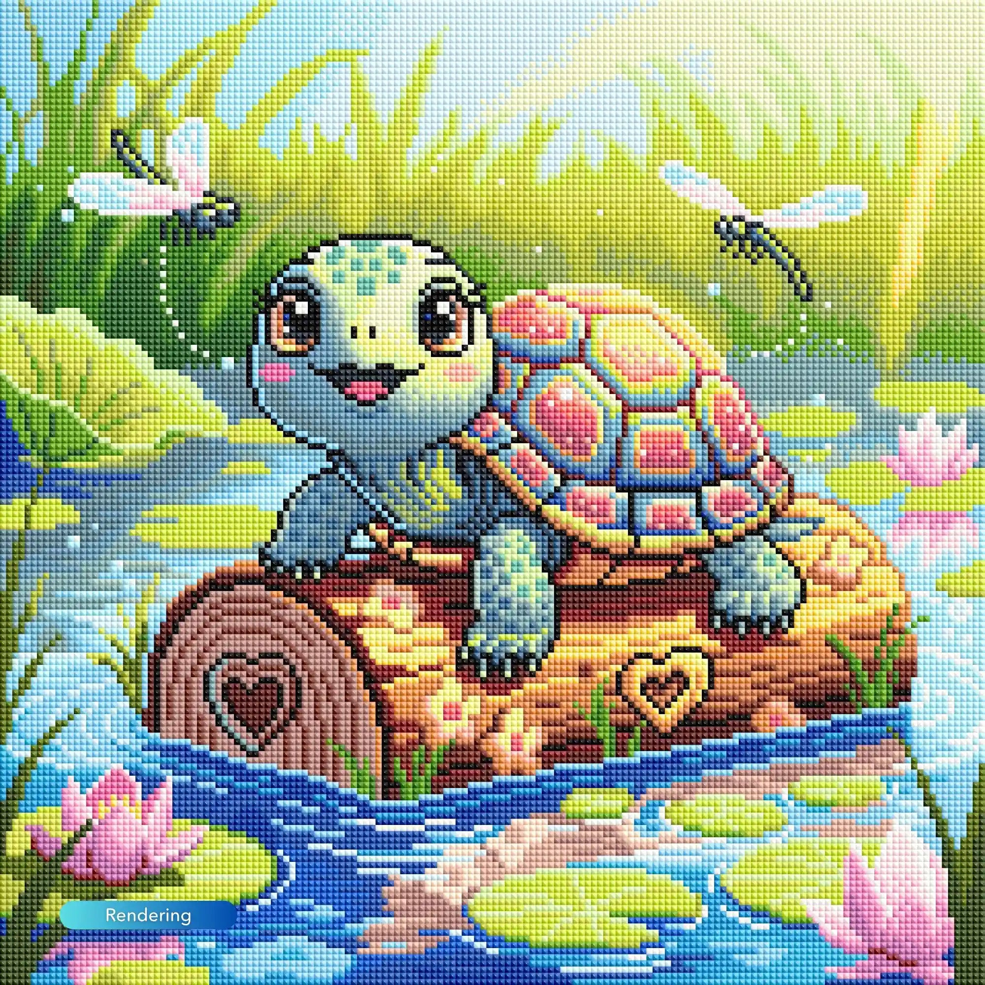 Diamond Painting – Turtle Girl Karla