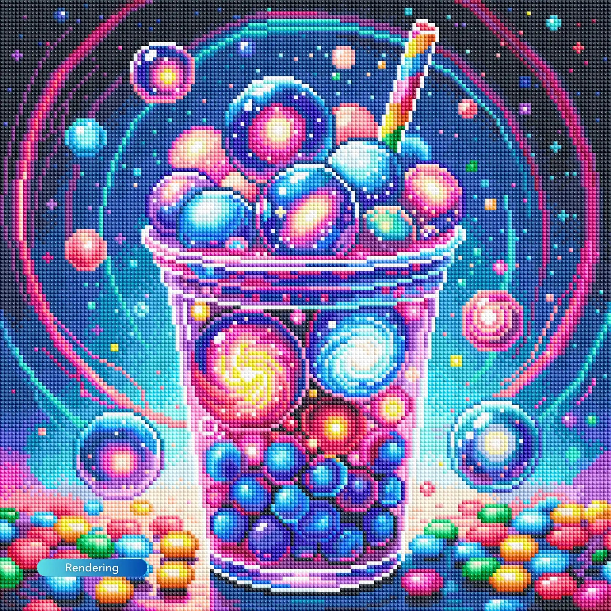 Diamond Painting – Bubble Tea Universe