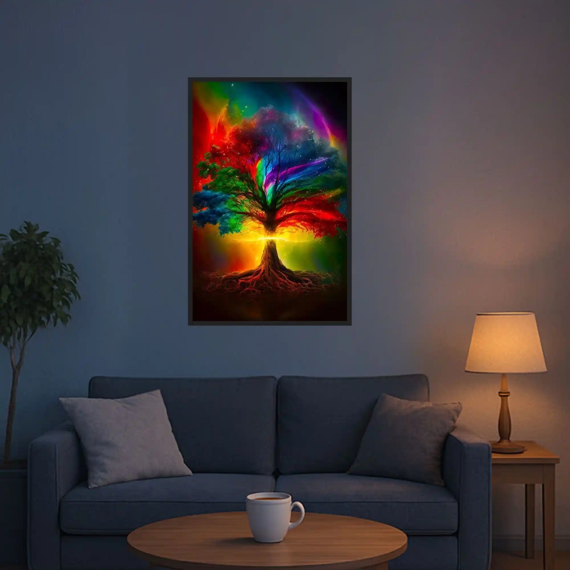 Diamond Painting Glow Picture Special – Tree of Life of a Thousand Colors