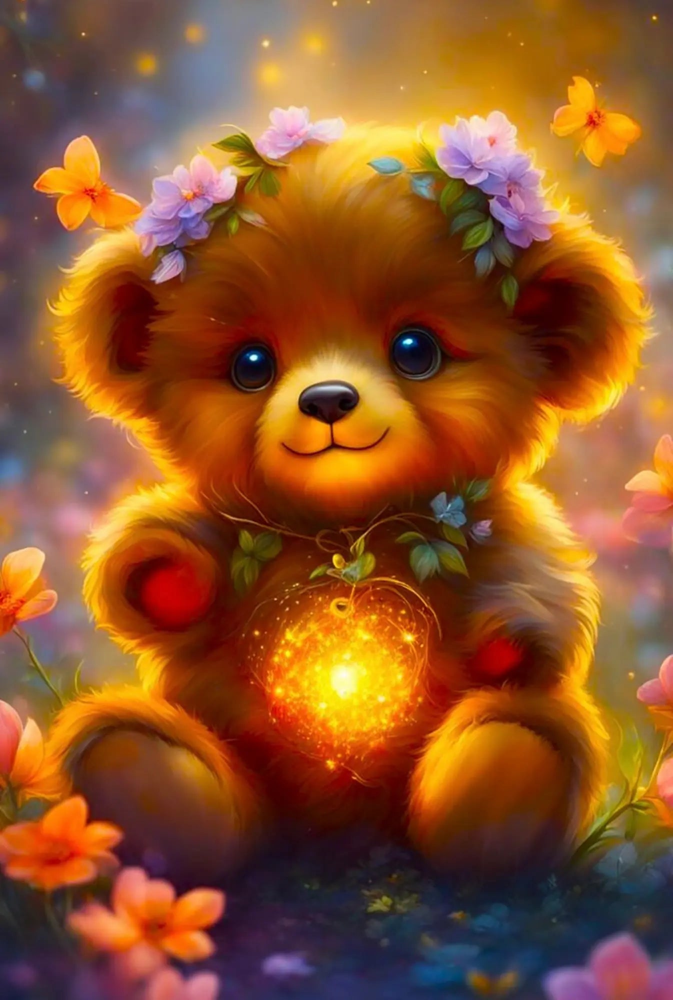 Diamond Painting – Little Glow Bear
