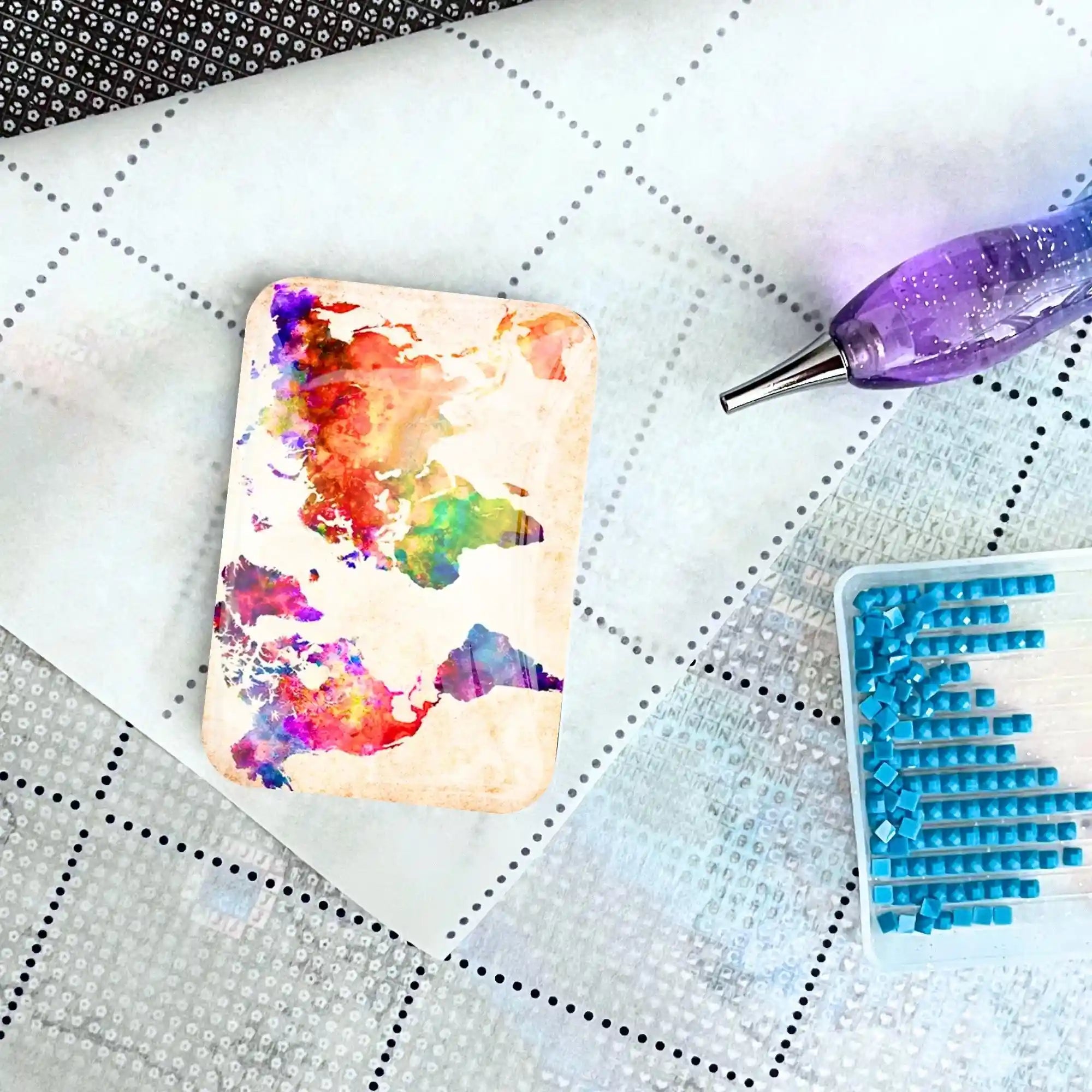 Cover Minder - Colorful World Map