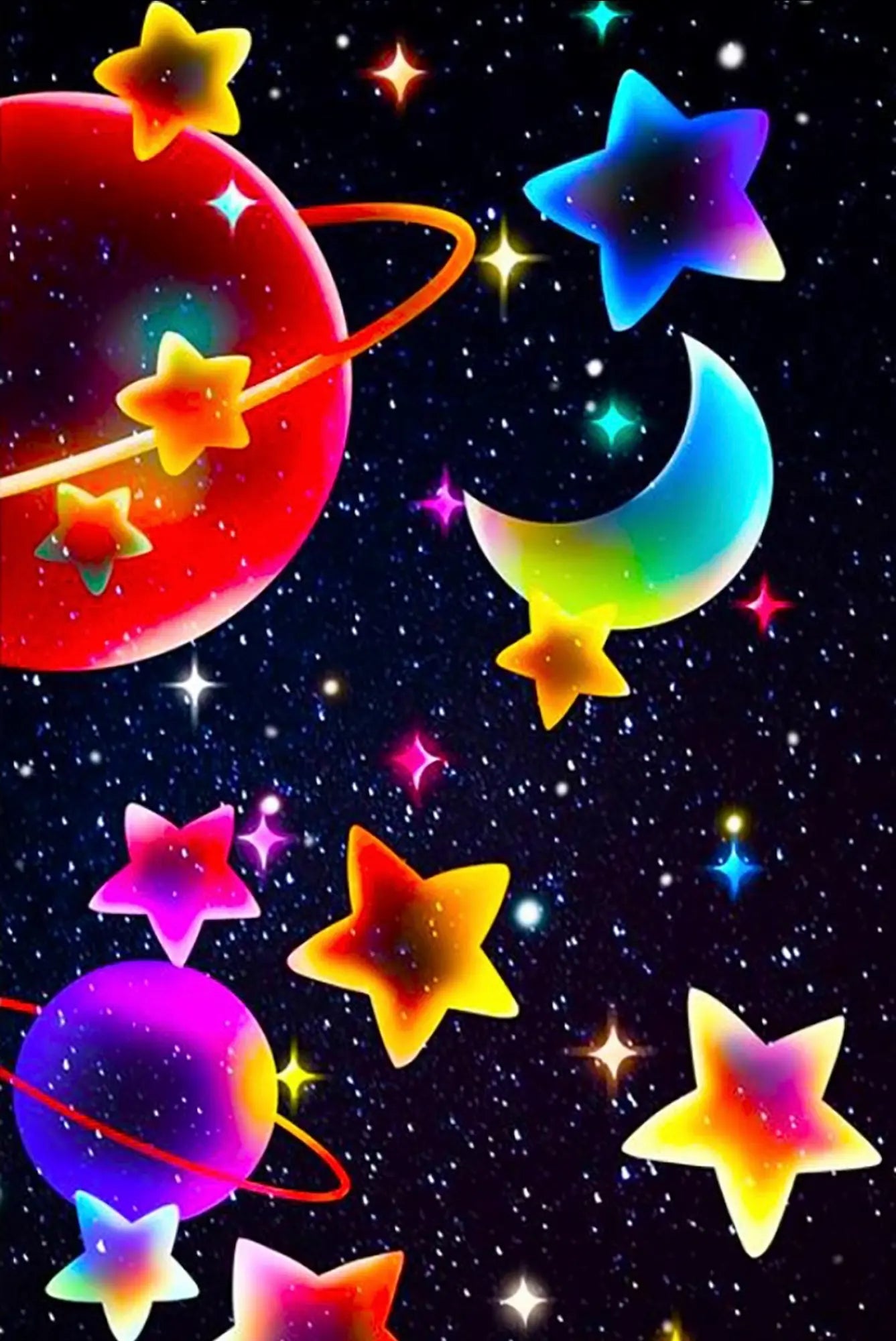 Diamond Painting Kids – Colorful Universe
