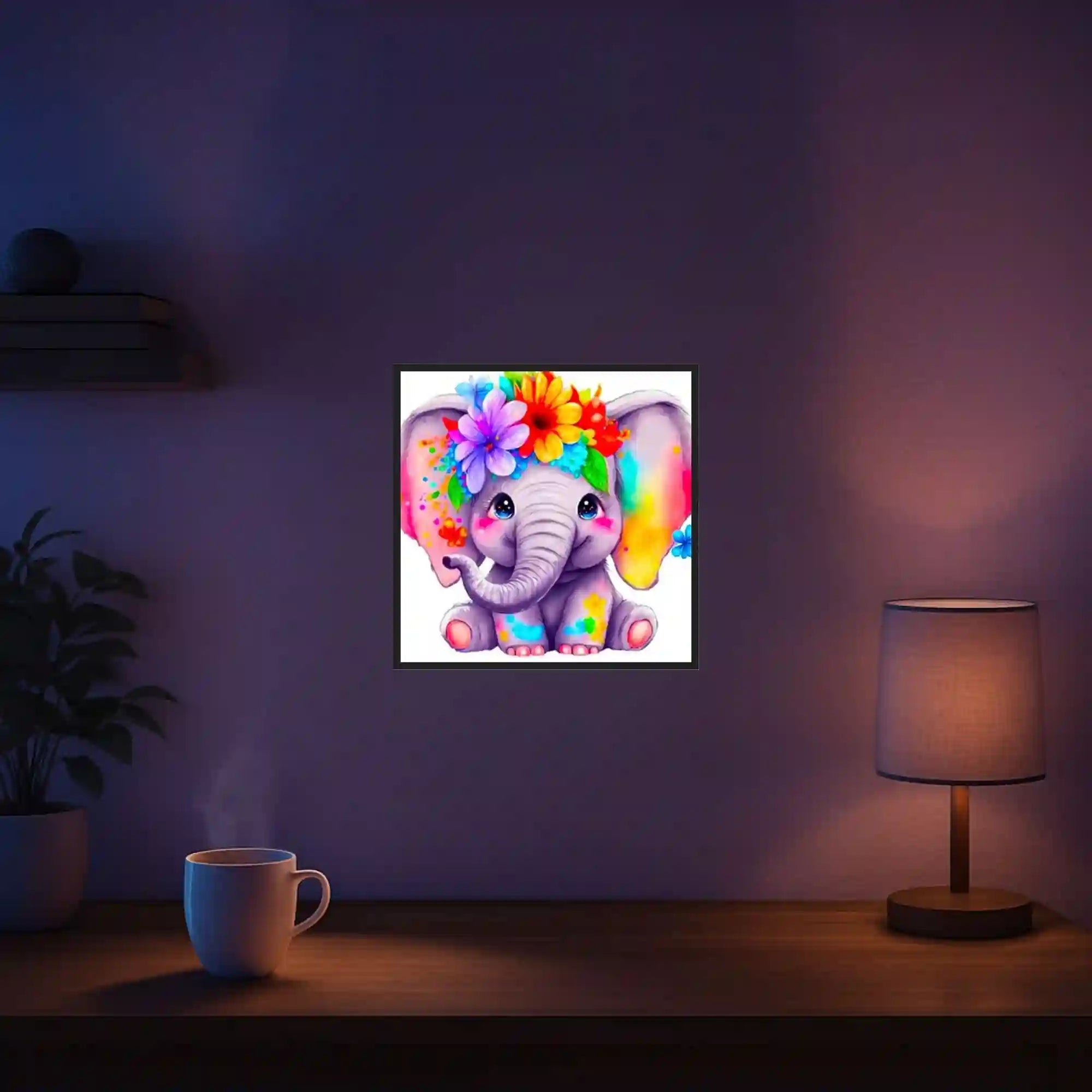 Diamond Painting Kids – The Little Flower Elephant