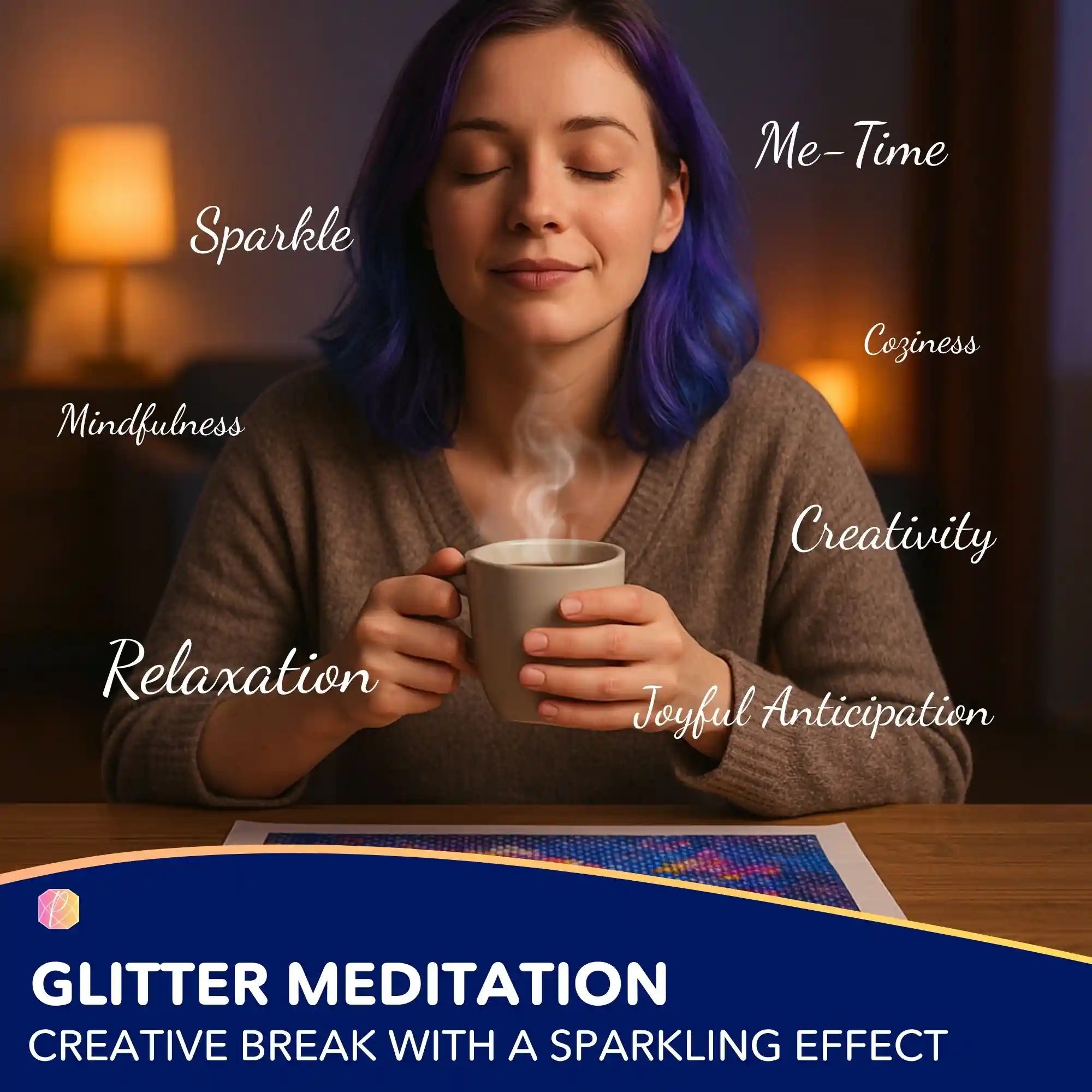 Diamond Painting AB Special – Colorful Raindrops