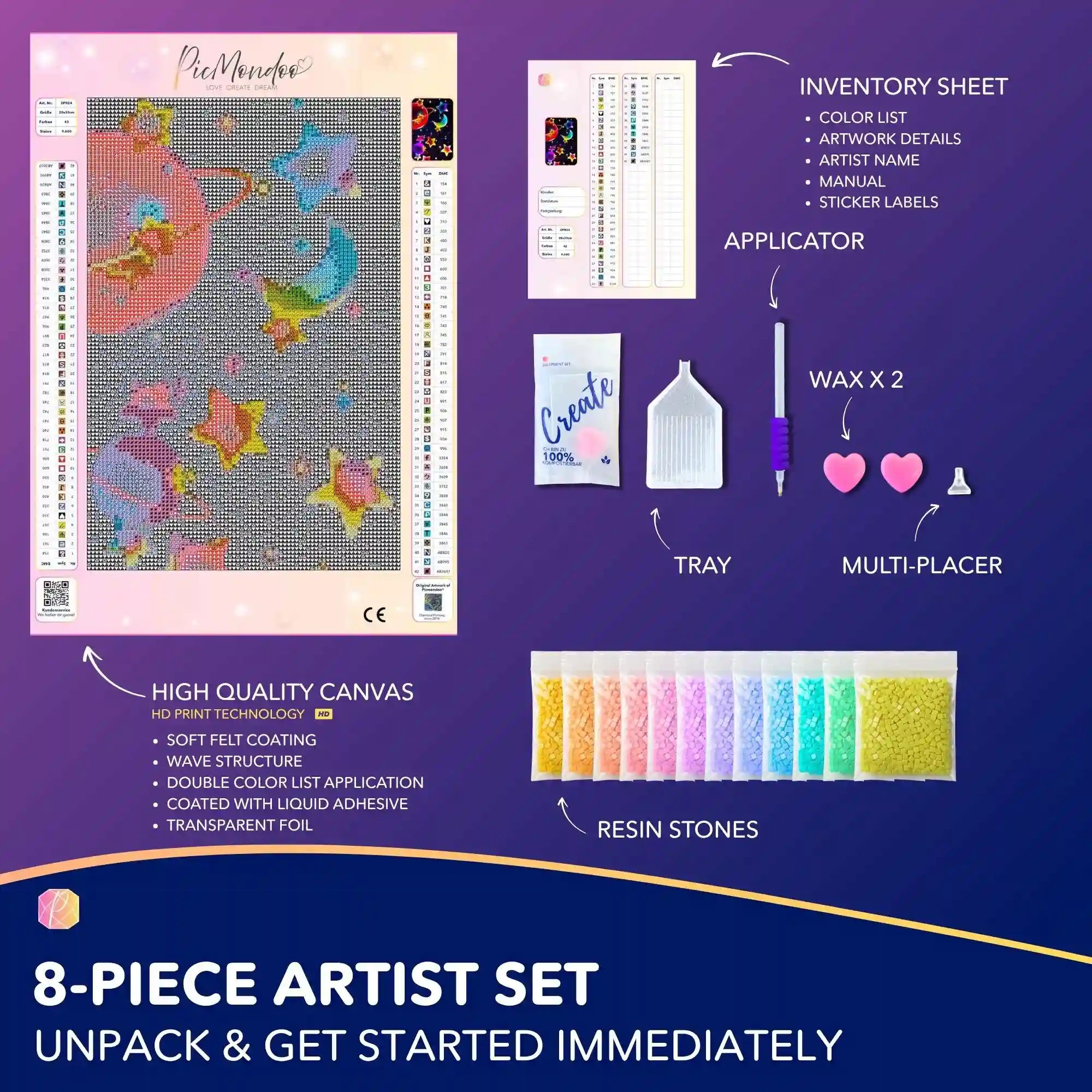 Diamond Painting Kids – Colorful Universe