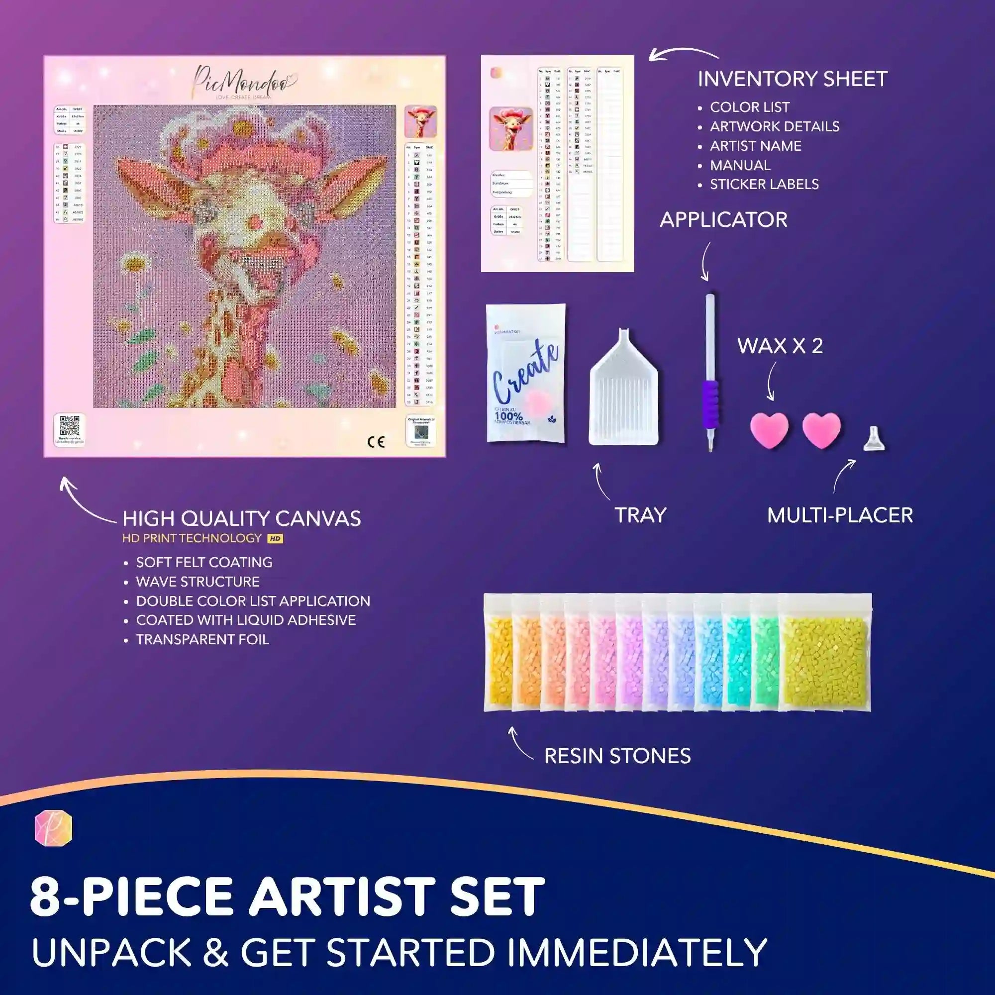 Diamond Painting Kids – Happy Giraffe