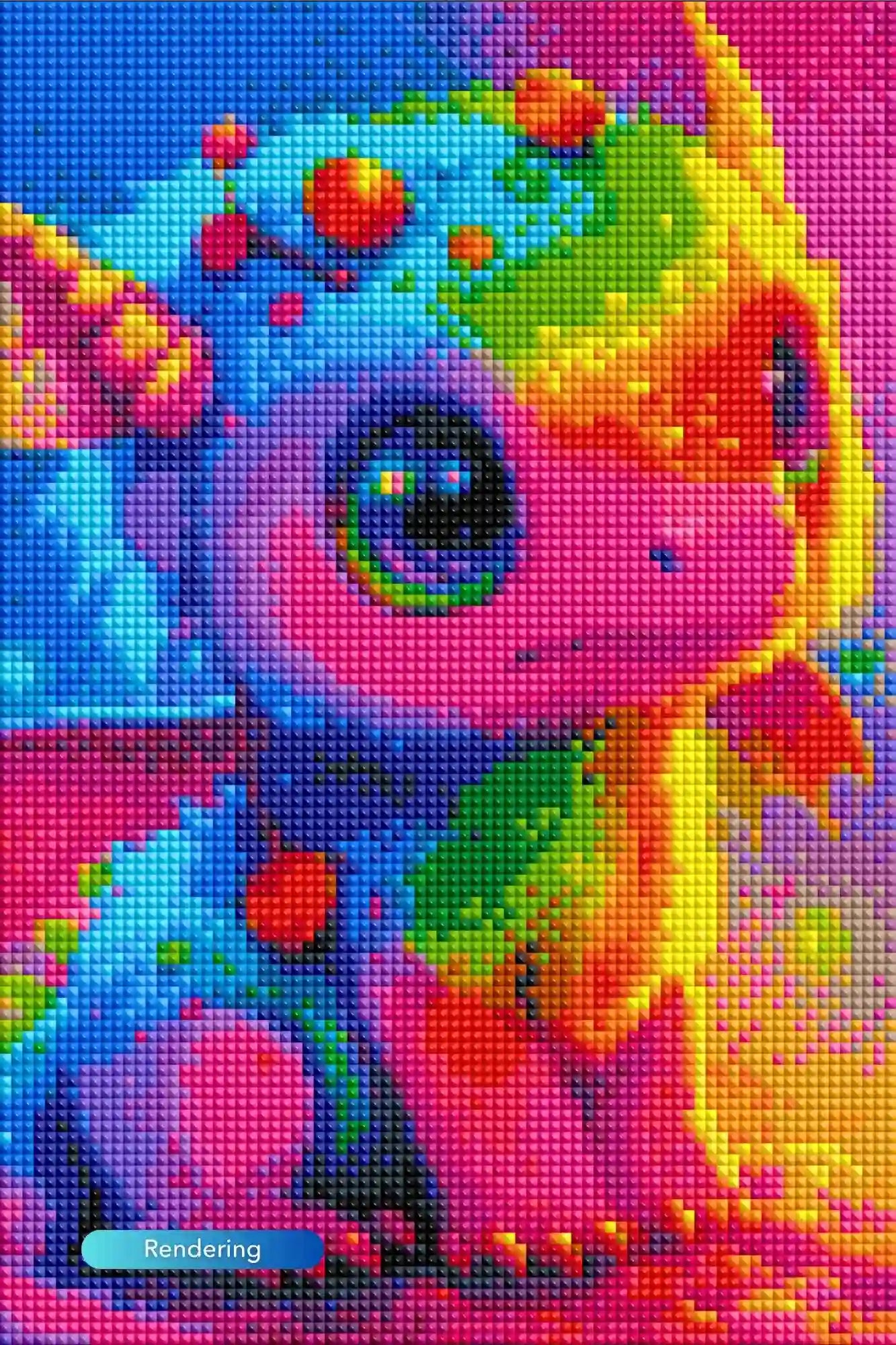 Diamond Painting Kids – Rainbow Dragon