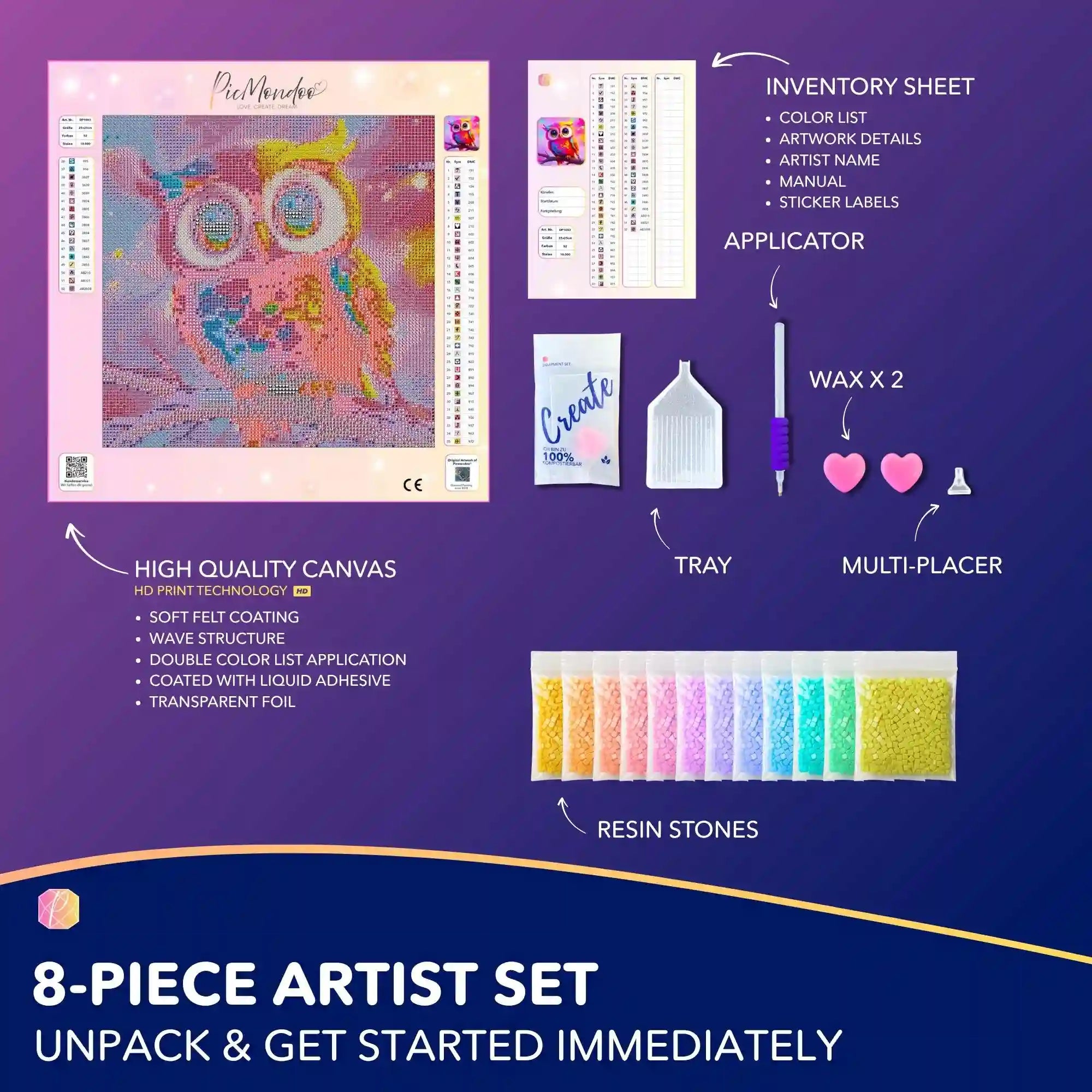 Diamond Painting – Little Owl Eulalia