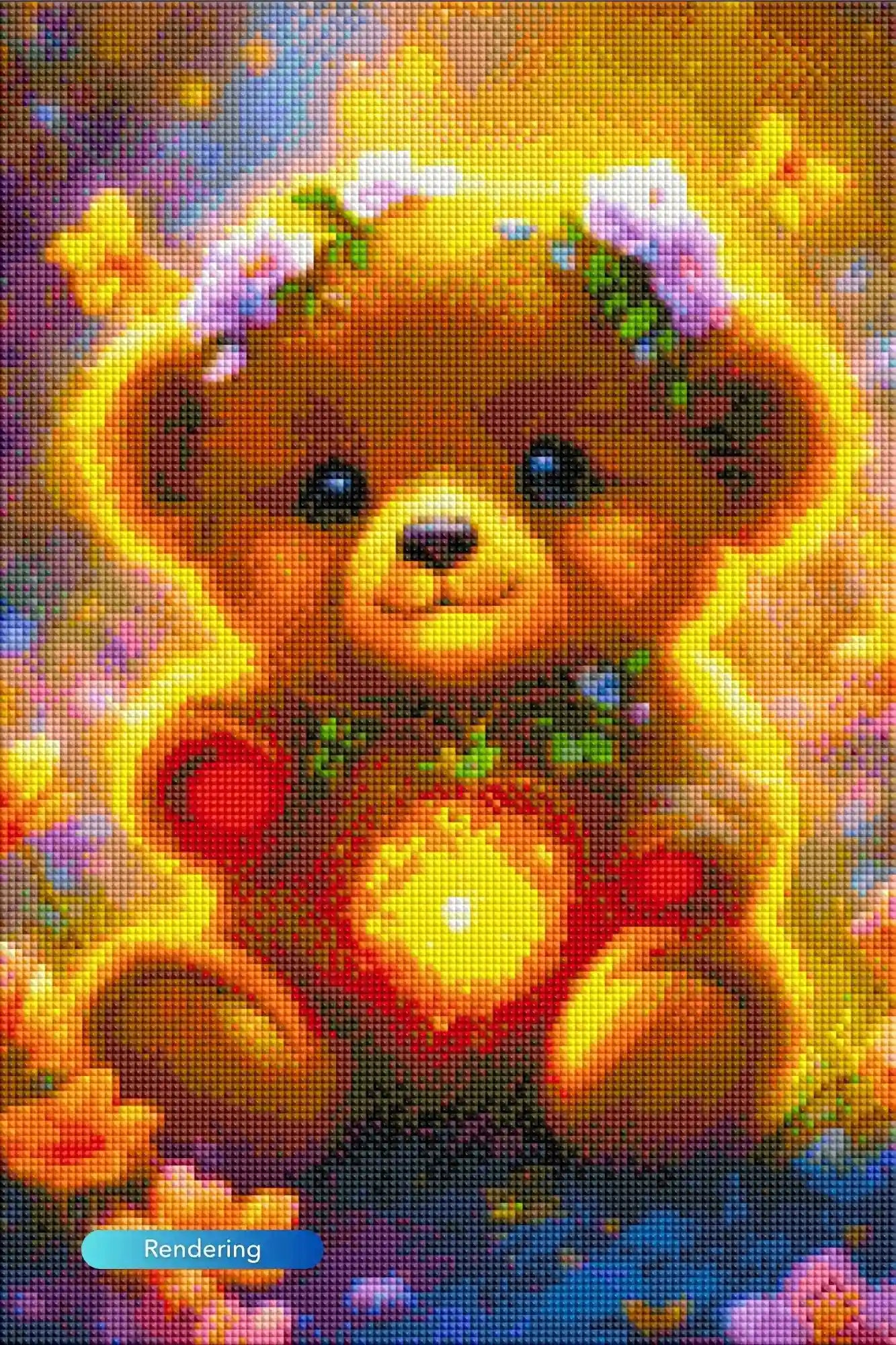 Diamond Painting – Little Glow Bear