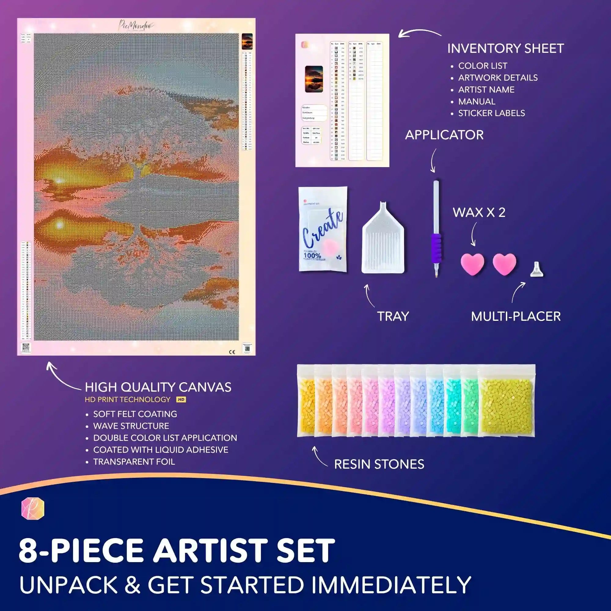 Diamond Painting - Tree At Sunset