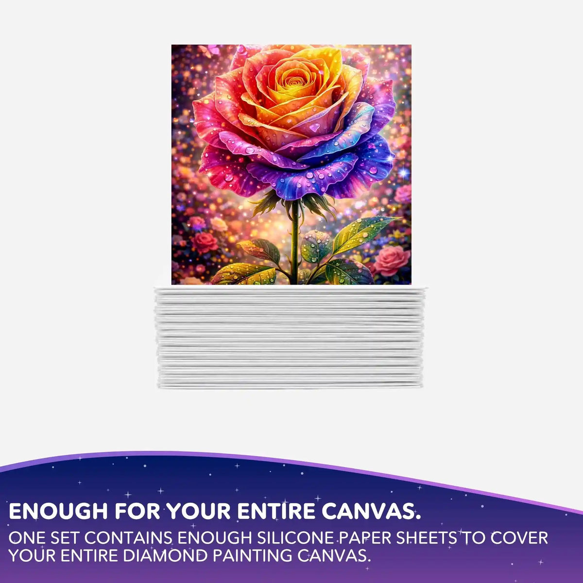 Silicone Paper Set – A Dream in Colors – 10x10cm