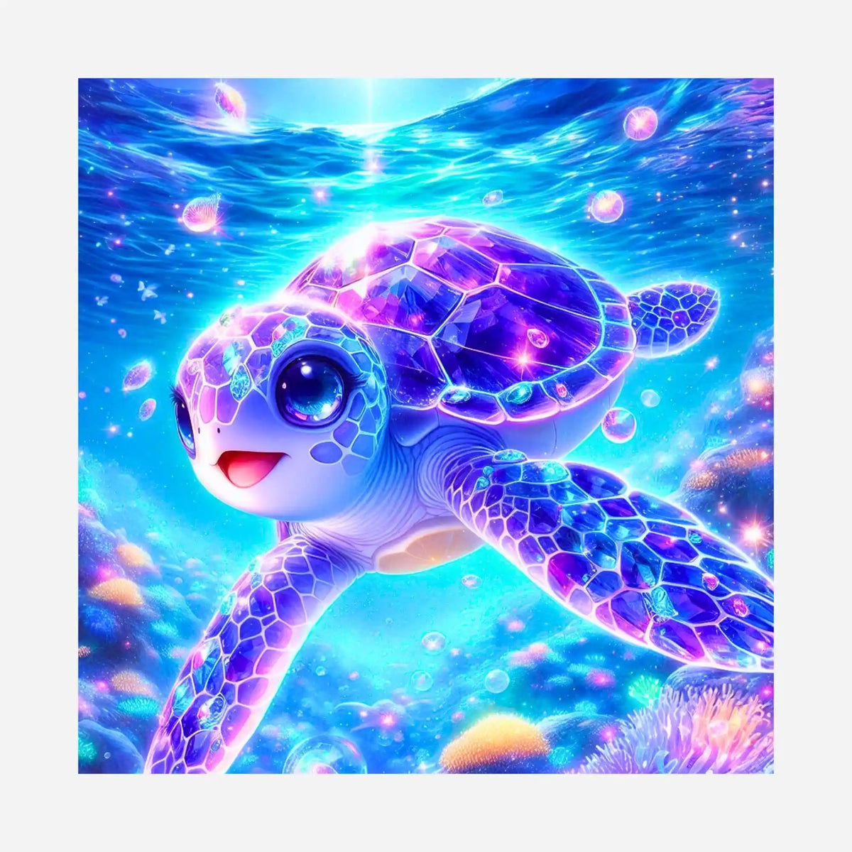 Silicone Paper Set – Star Turtle – 10x10cm