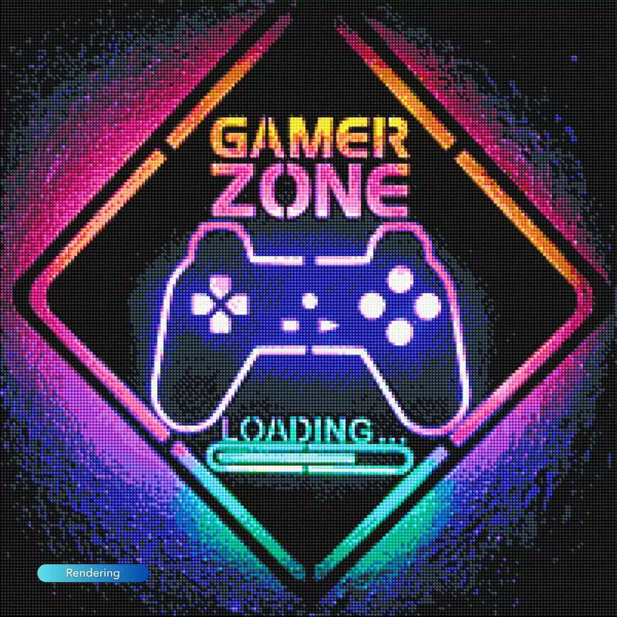 Diamond Painting Glow Picture Special – Gamer Zone