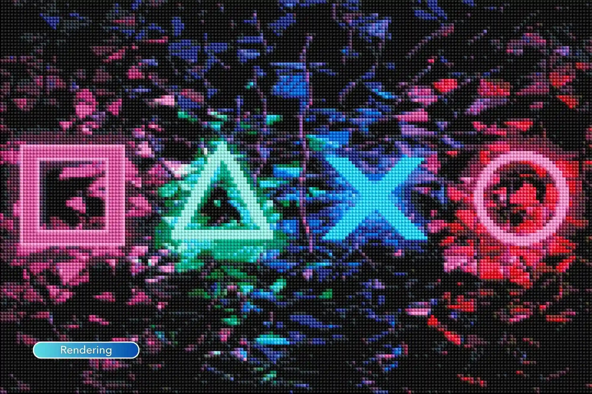 Diamond Painting - "The Game"