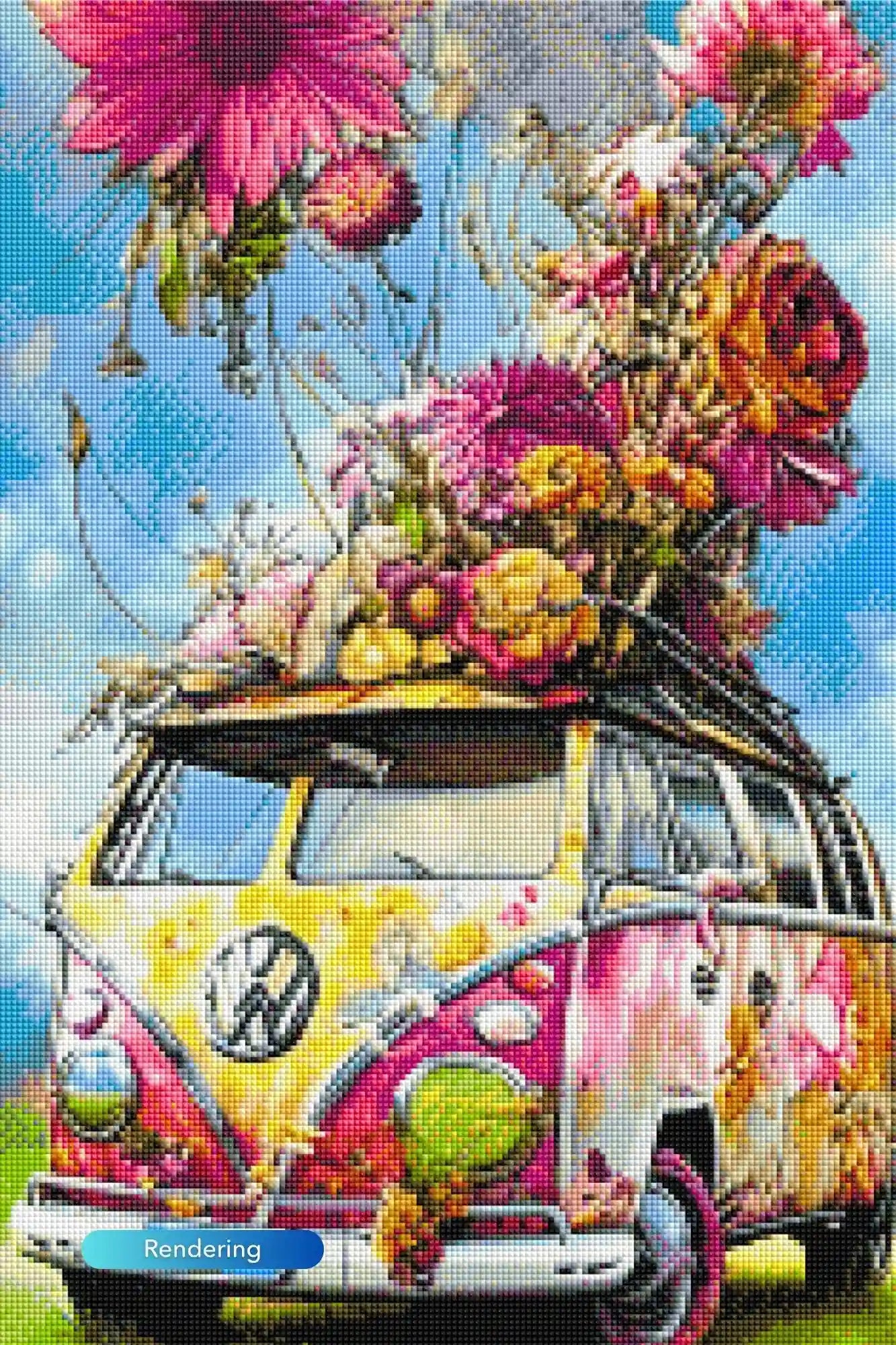 Diamond Painting – Flower Power Bully