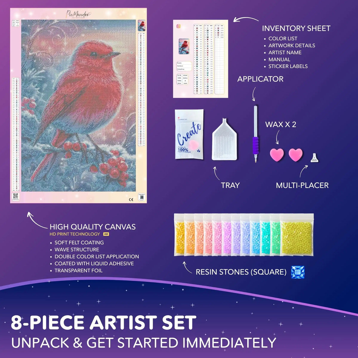 Diamond Painting 7 Day Special – Fire Heart in the First Frost
