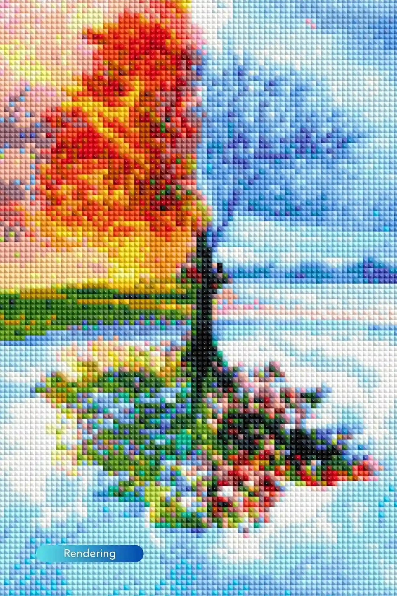 Diamond Painting - Tree of the Four Seasons MINI