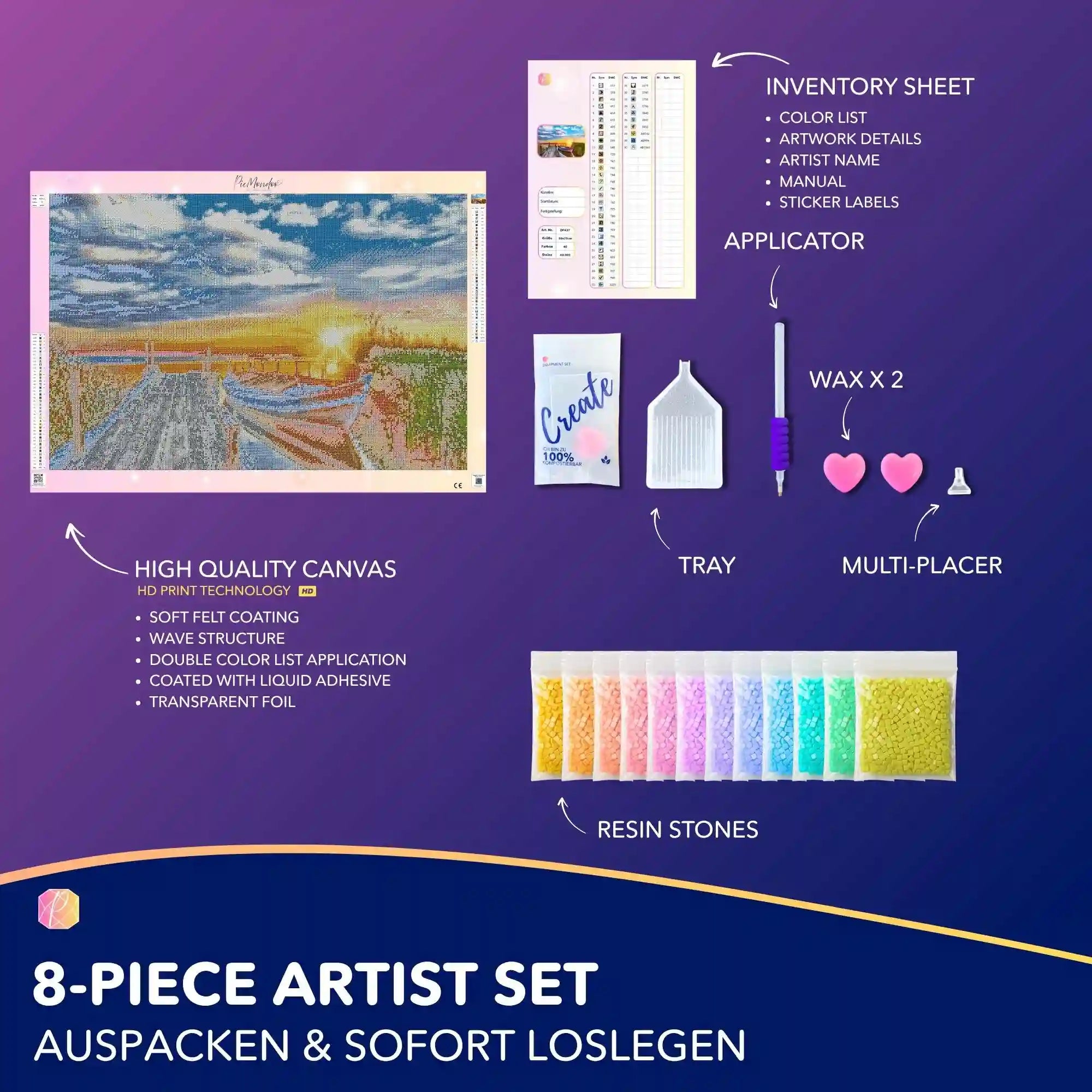 Diamond Painting – Sunny Evening at the Lake