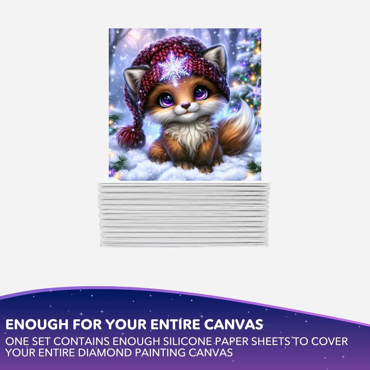 Silicone Paper Set – Little Winter Magic – 10x10cm