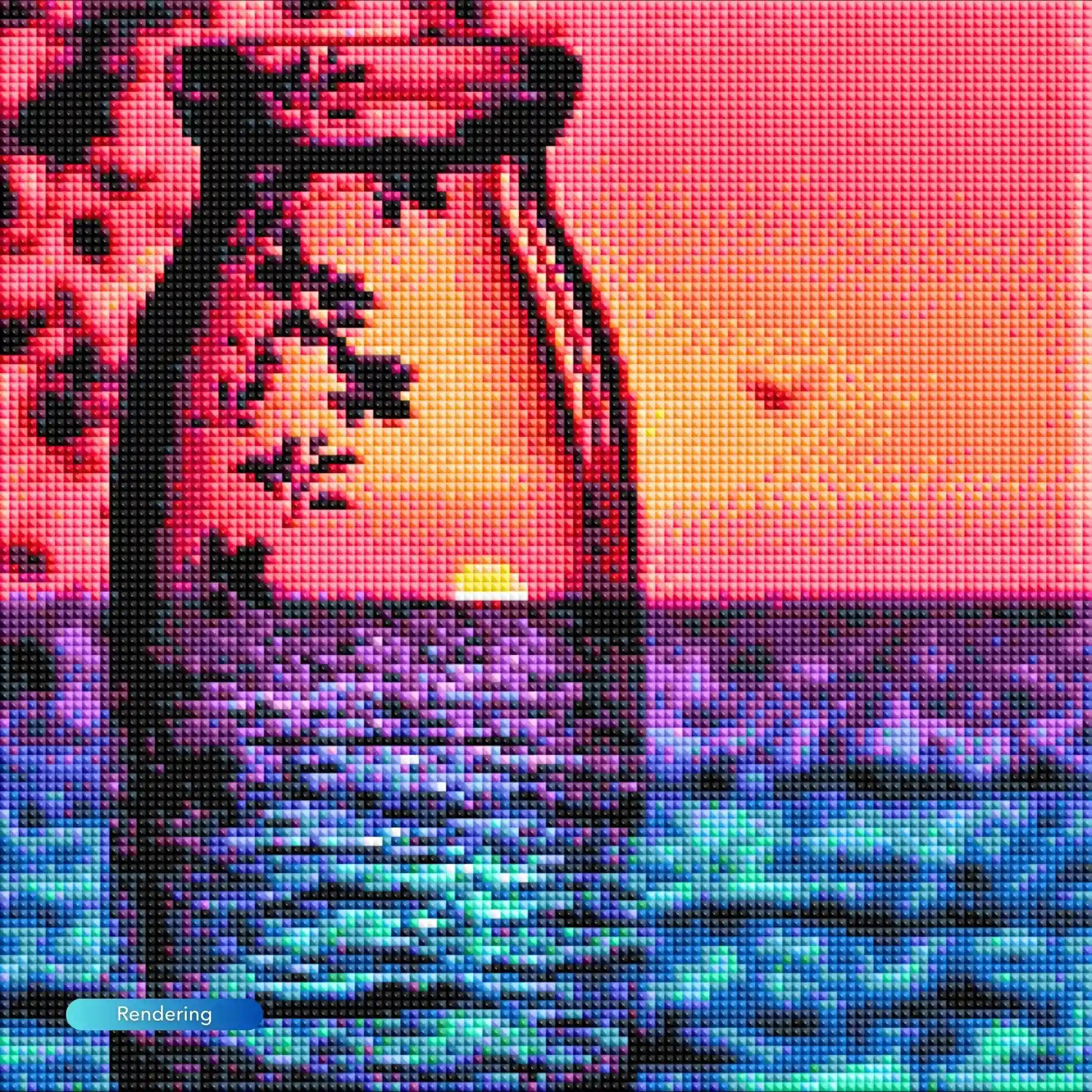 Diamond Painting – Red Sunset