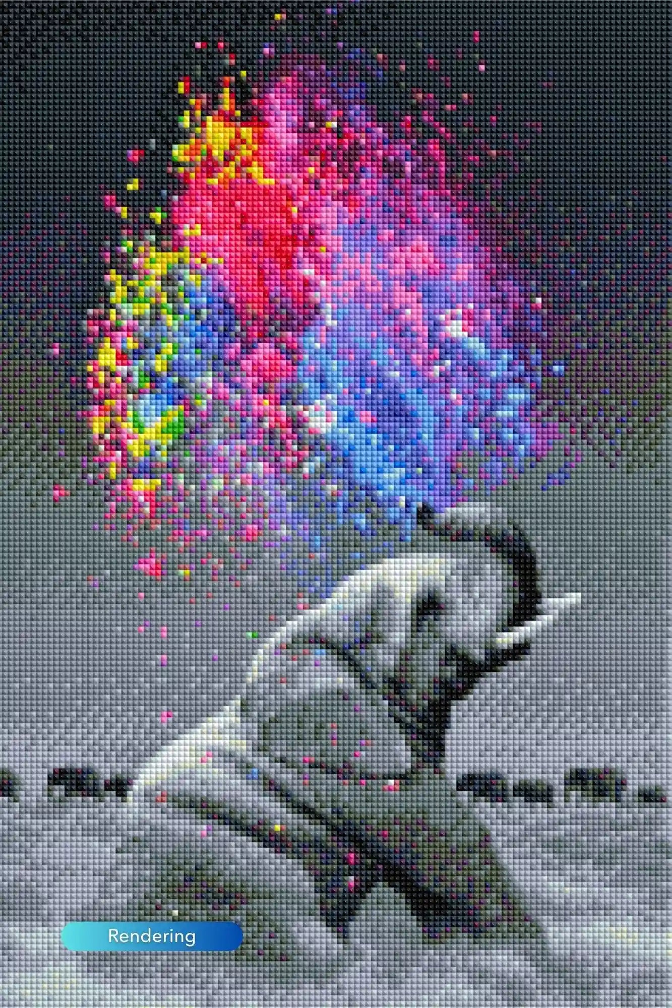 Diamond Painting – Elephant "Play of Colors"