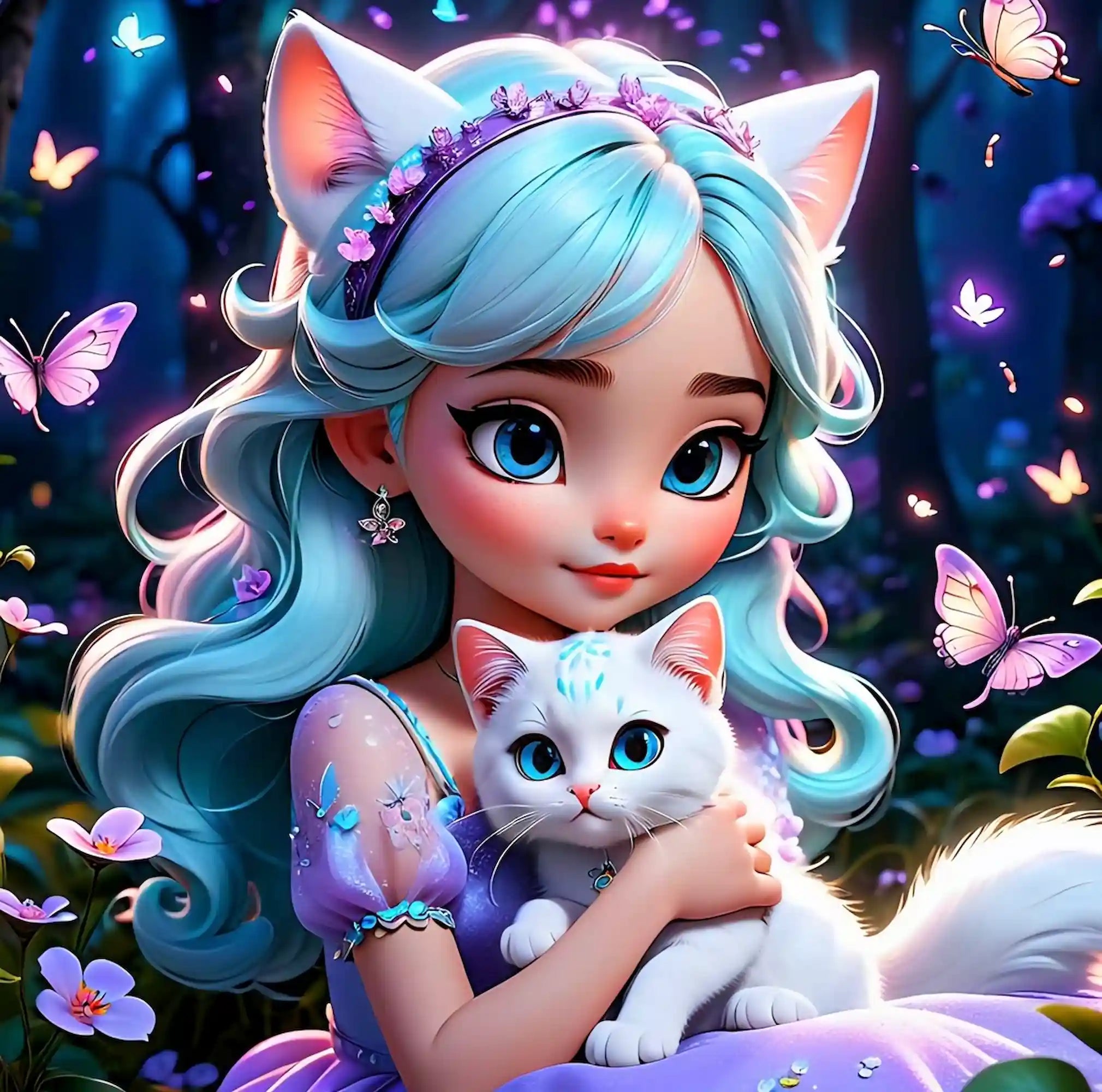 Diamond Painting – Kim Kitty Girl